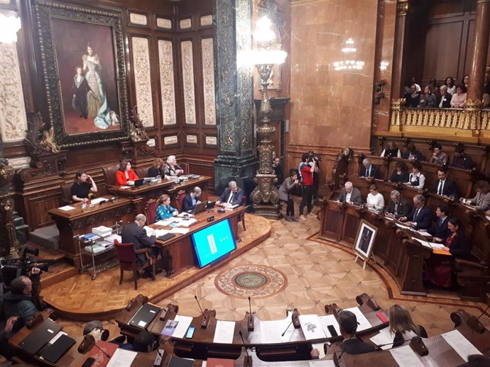 El pleno del Ayuntamiento de Barcelona