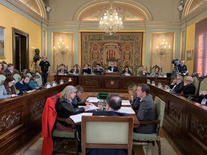 Pleno del Ayuntamiento de Lleida.