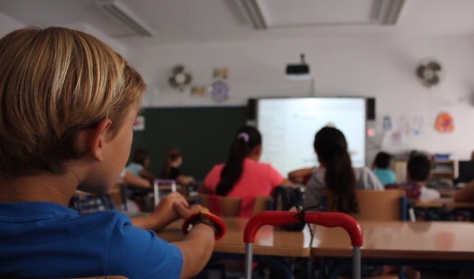 Aula de un colegio de Primaria.