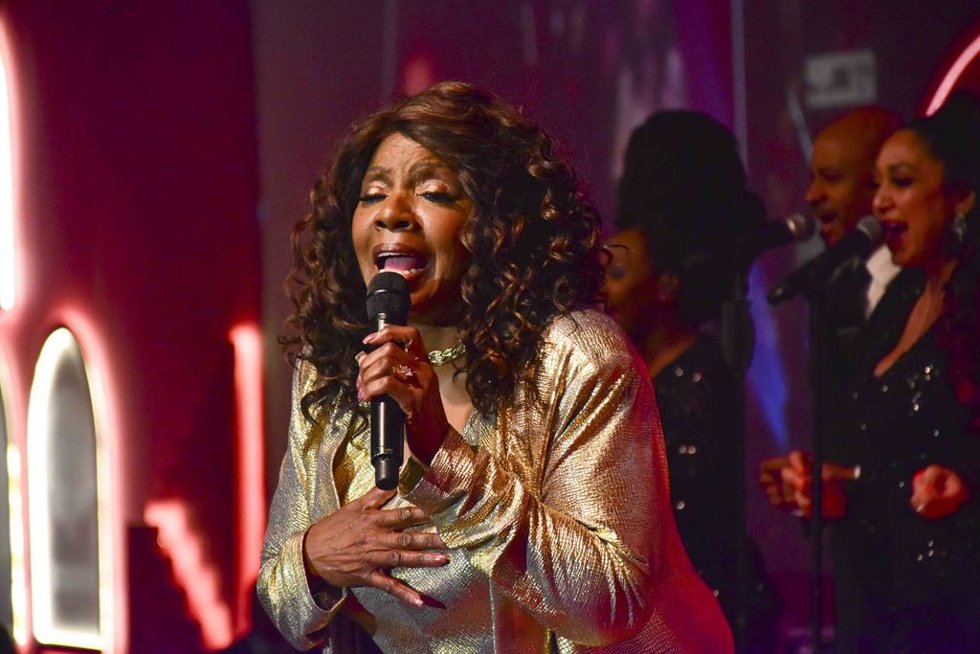 Gloria Gaynor durante  su actuación en la clausura de la XXII edición del Festival del Habano