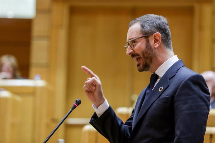 El portavoz del Partido Popular en el Senado, Javier Maroto.