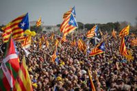 Unas 150.000 personas asisten al acto independentista en Perpignan (Francia), según la organización