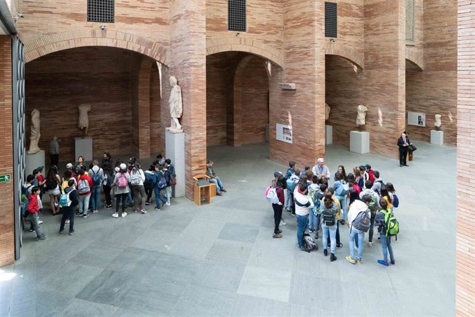 Interior del Museo Nacional de Arte Romano de Mérida