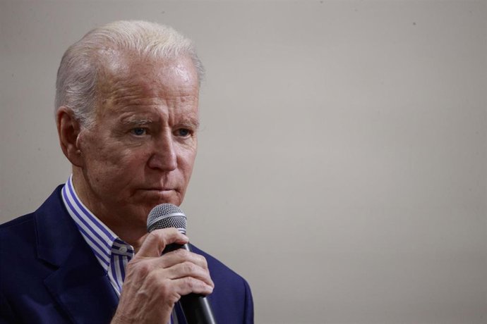 Imagen del exvicepresidente de Estados Unidos y candidato en las primarias demócratas Joe Biden. 