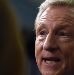 Imagen del precandidato demócrata a la Casa Blanca, Tom Steyer. 
