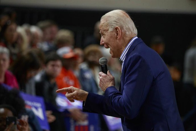 Imagen del exvicepresidente de Estados Unidos y precandidato demócrata Joe Biden. 