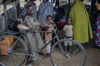 Desplazados por la violencia en Nigeria