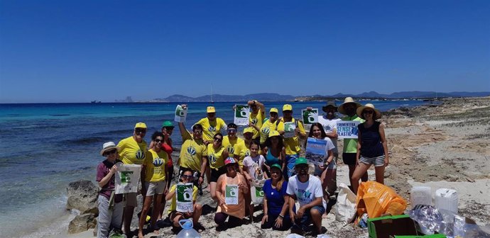 Una de las acciones que se llevó a cabo en 2019 en Formentera.