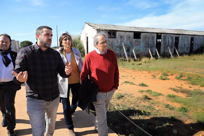 El president de la Generalitat, Quim Torra, visita el Memorial del Camp de Ribesaltes (Frana)