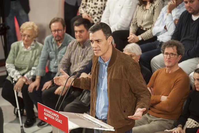 Intervención de Pedro Sánchez en la presentación de las listas del PSE-EE para e