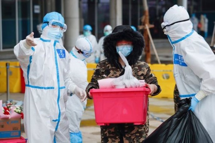 Vestits de protecció pel coronavirus a la Xina