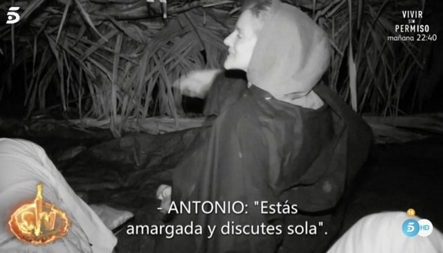 Elena Rodríguez discute con Antonio Pavón en 'Supervivientes'