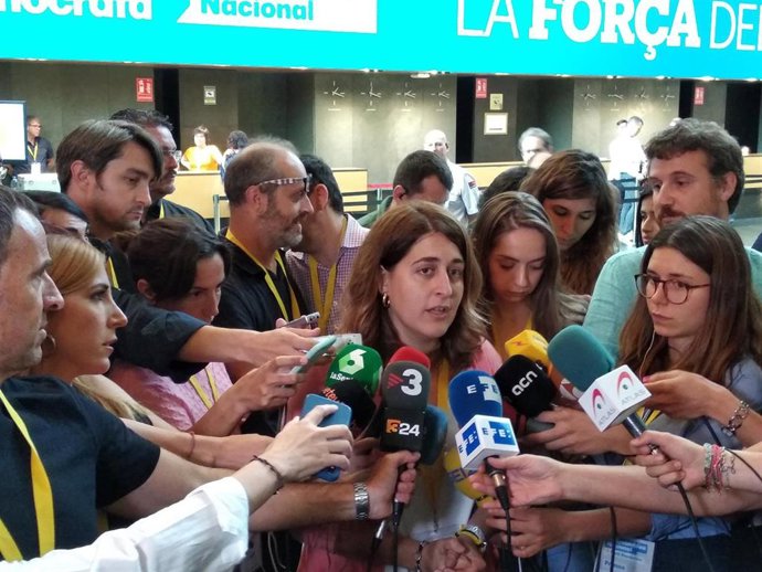 La excoordinadora general del PDeCAT Marta Pascal