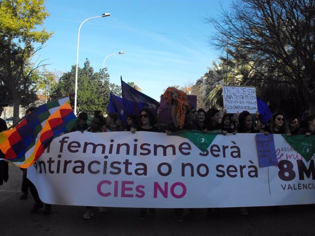 Marcha feminista en 2019 (archivo)