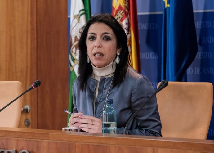 La presidenta del Parlamento de Andalucía, Marta Bosquet, en una imagen de archivo.