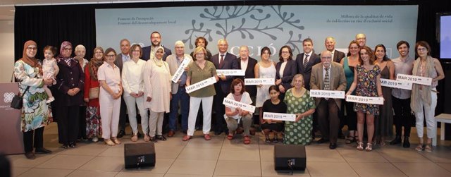 Entrega de ayudas de 2019 de Bankia y la Fundación Iluro a proyectos sociales en la comarca del Maresme (Barcelona)