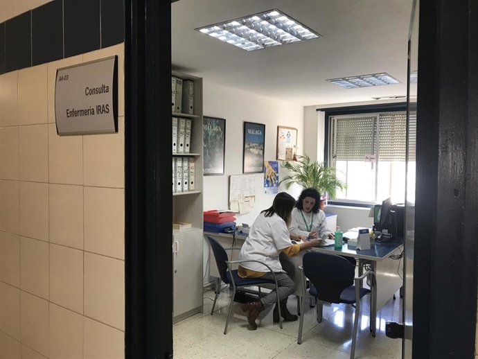 Consulta de enfermería IRAS en el Hospital Regional de Málaga