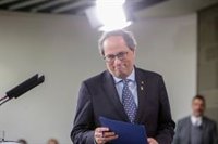 Torra celebra la sortida de Romeva de la presó per no oblidar "la injustícia" de la seva reclusió