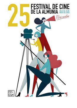 Cartel del Festival de Cine de La Almunia.