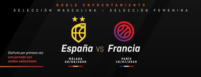 Las selecciones masculina y femenina de España y Francia se enfrentarán para preparar los Juegos de Tokyo 2020