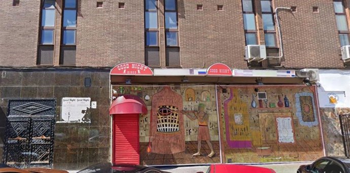 Imagen del local de Fuenlabrada donde tuvo lugar una reyerta mortal en 2017