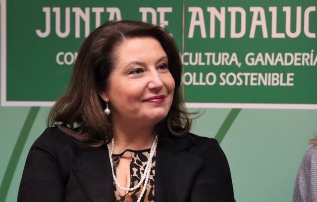 La consejera de Agricultura, Carmen Crespo, a cuyo departamento se adscribe la Comisión de Cambio Climático.