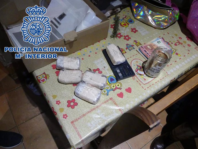 Droga incautada por la Policía Nacional en Algeciras