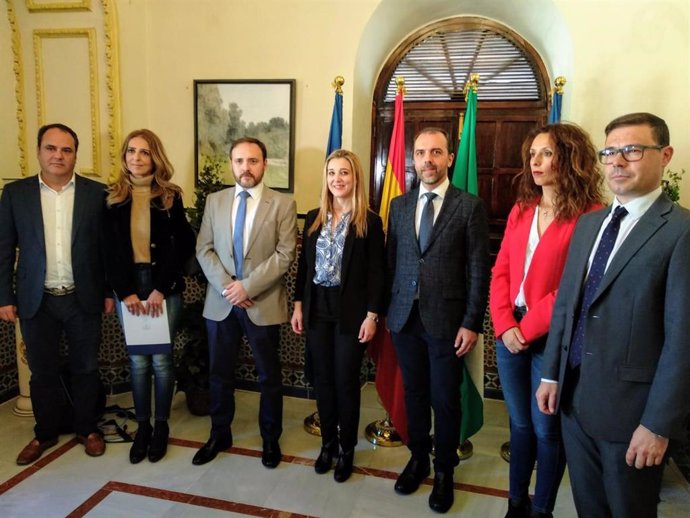 Visita institucional a Alcalá con motivo del proyecto de la ciudad de la justicia