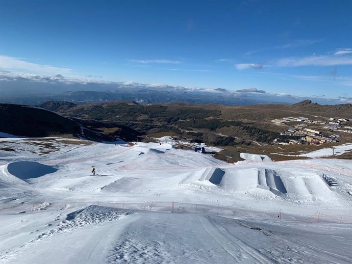 Sierra Nevada, preparada para la Copa del Mundo de Snowboard Cross
