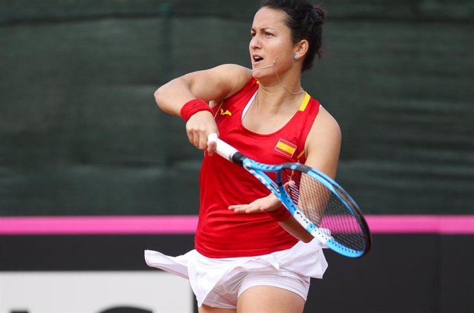 La tenista española Lara Arruabarrena