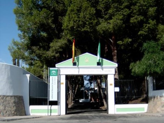 Entrada del IES 'Cura Valera' de Huércal-Overa (Almería)