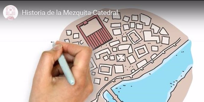 Una imagen del vídeo sobre la historia de la Mezquita-Catedral de Córdoba difundido por el Cabildo.