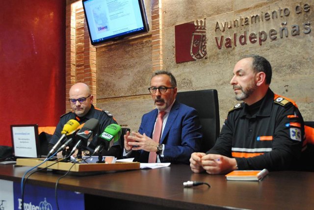 Presentación congreso de drones en Valdepeñas.