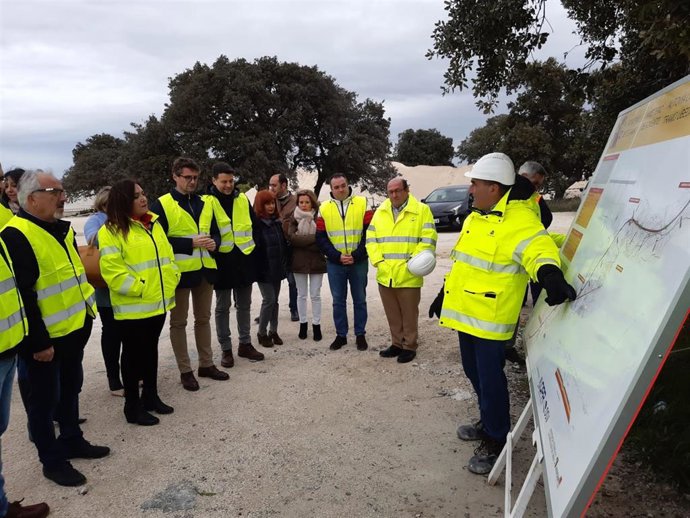 Presentación de la situación de las obras en la A-32 entre  Torreperogil y Villanueva del Arzobispo