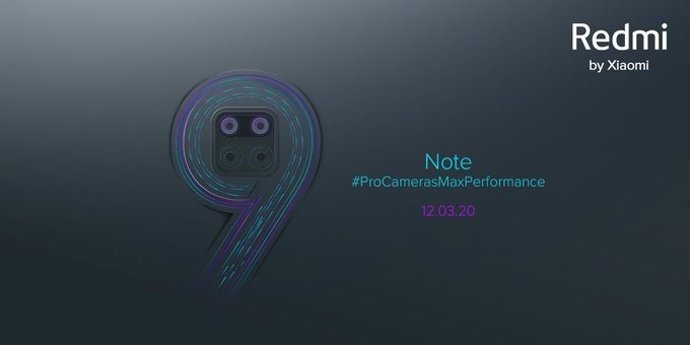 Cartel del evento de presentación del Redmi Note 8