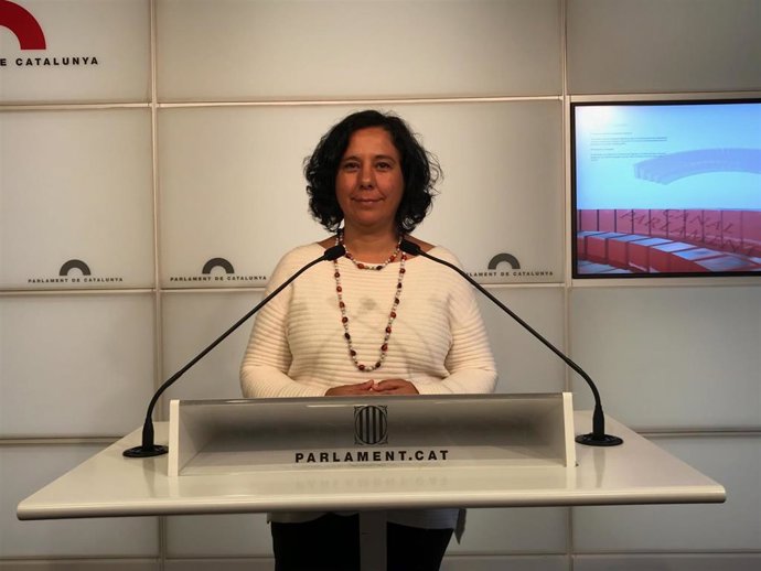 La portavoz adjunta de CatECP en el Parlament, Susanna Segovia.