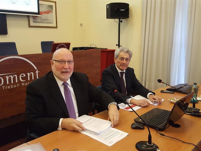 Salvador Guillermo y Valentí Pich (Foment del Treball)