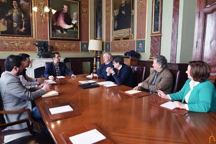 Reunión Diputación con la Orden de Calatrava.