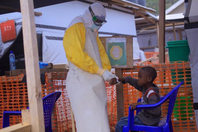 Centro de tratamiento contra el ébola en Beni