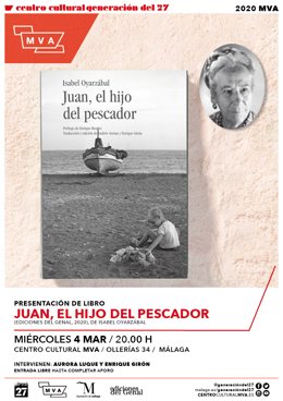 Presentación  de 'Juan, el hijo del pescador', cuento de la ilustre malagueña Isabel Oyarzábal