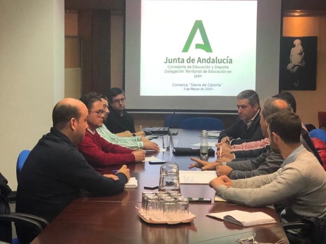 Reunión con alcaldes de la comarca de Cazorla