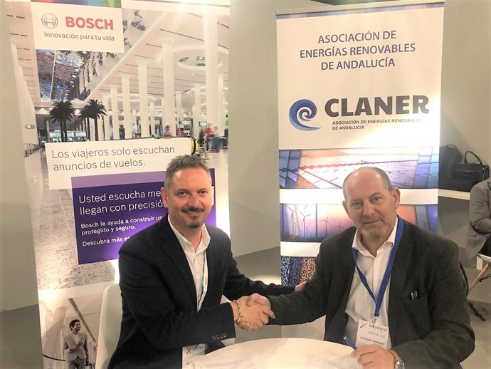 Bosch acuerda integrarse a la Asociación de Energías Renovables de Andalucía (Claner).