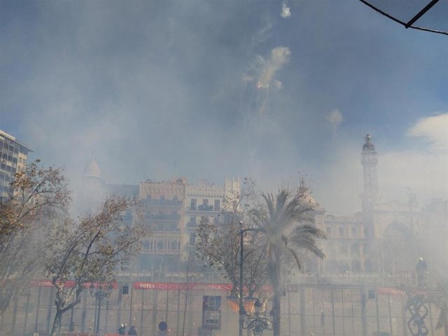Segunda 'mascletà' de las Fallas 2020
