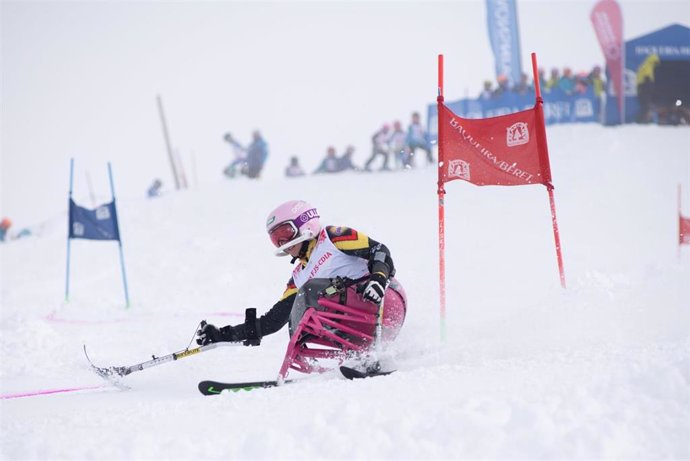 La esquiadora española con discapacidad física Audrey Pascual