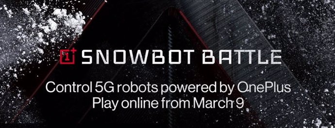Snowbots, los robots con 5G de OnePlus que disparan bolas de nieve