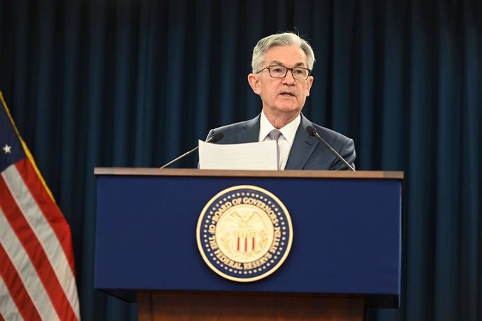 EEUU.- Powell, tras la bajada de tipos de la Fed: "Vimos un riesgo para la econo