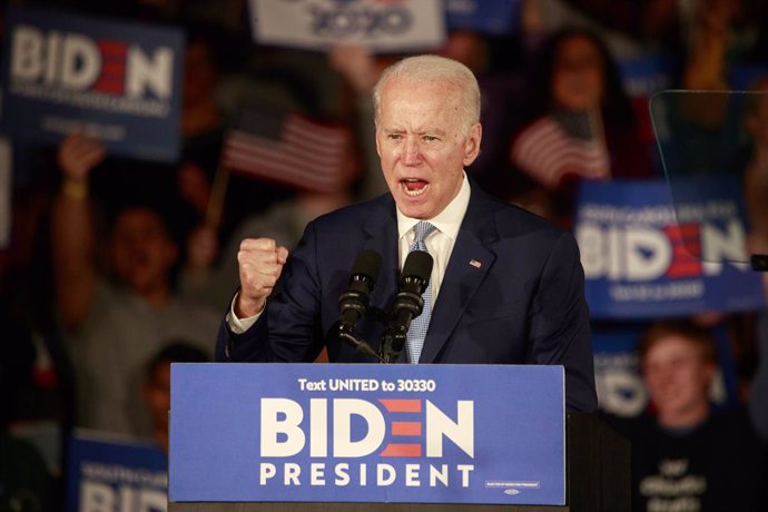 EEUU.- Biden suma victorias en Oklahoma y Tennessee en el 'supermartes' y Sander