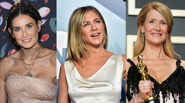 Demi Moore, Jennifer Aniston y Laura Dern