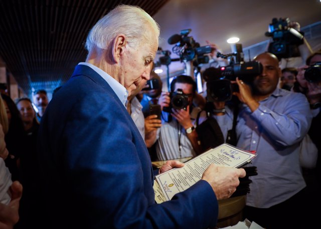 March 3, 2020 - Oakland, California, United States: Democratic presidential candidate and former Vice President Joe Biden. (Gabrielle Lurie / San Francisco Chronicle / Contacto)