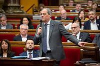 Quim Torra retreu a Carrizosa que li digui ocupa i lamenta que Torrent no l'adverteixi